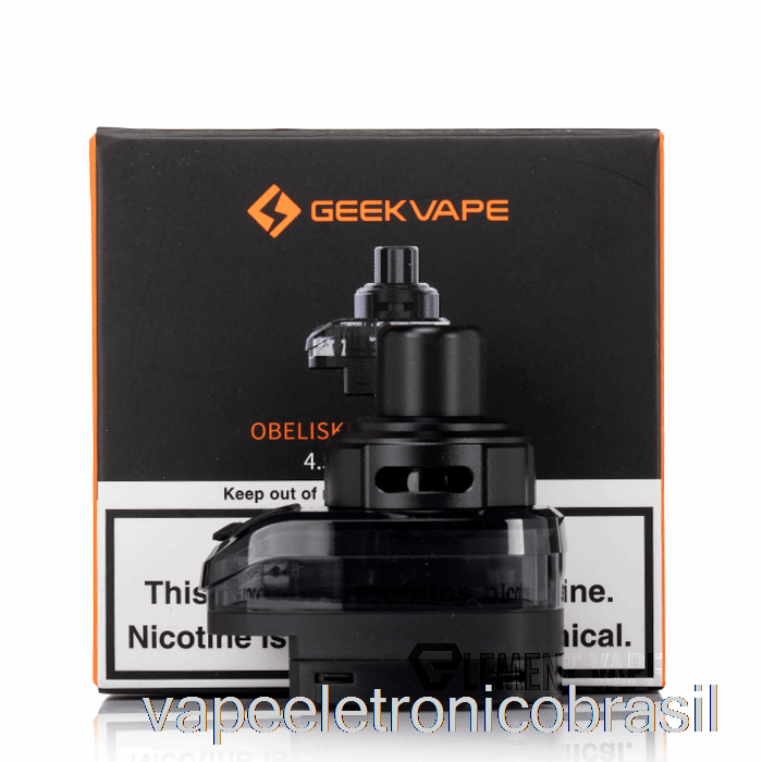 Vape Eletrônico Geek Vape Obelisco 65 Cápsulas De Reposição 4,5ml Obelisco 65 Cápsulas